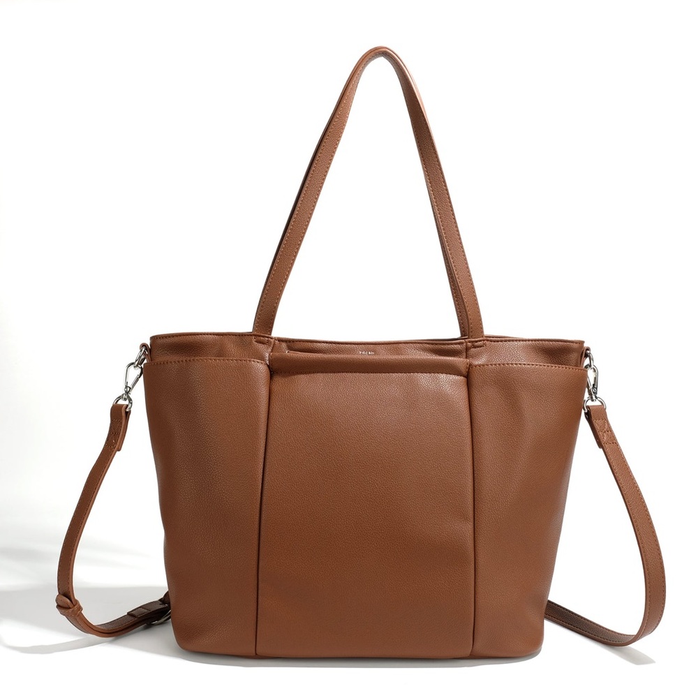 COLAB The Every Tote Holdall, NWT, Co-Lab SS25 Vegan Pebbled Leather Travel Bag